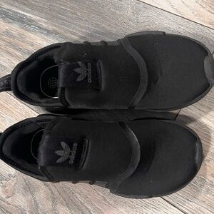 Like new adidas slip on sneakers size 1